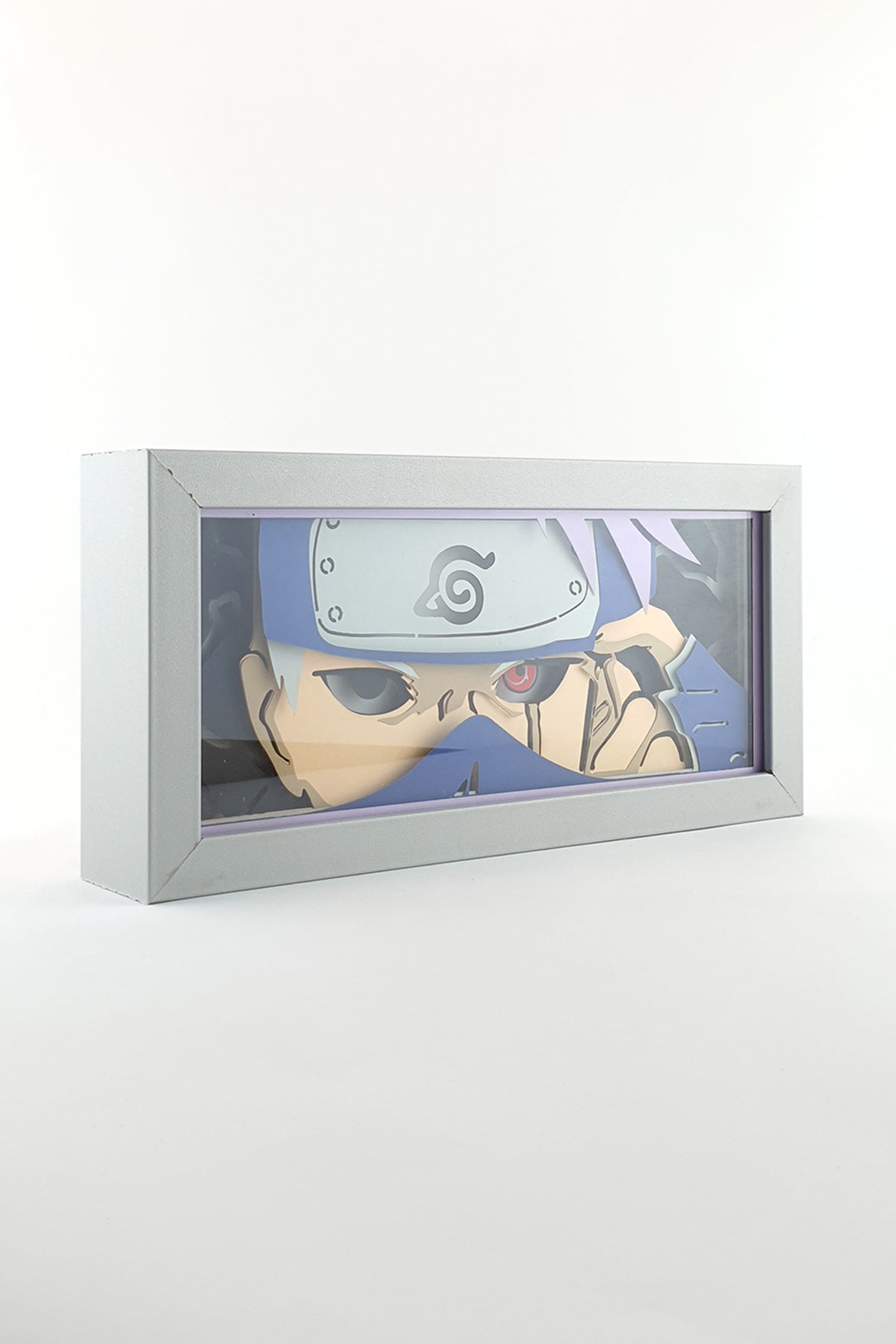 3D Kakshı Ahşap Katmanlı Anime Işık Kutusu – LED Dekor & Gece Lambası