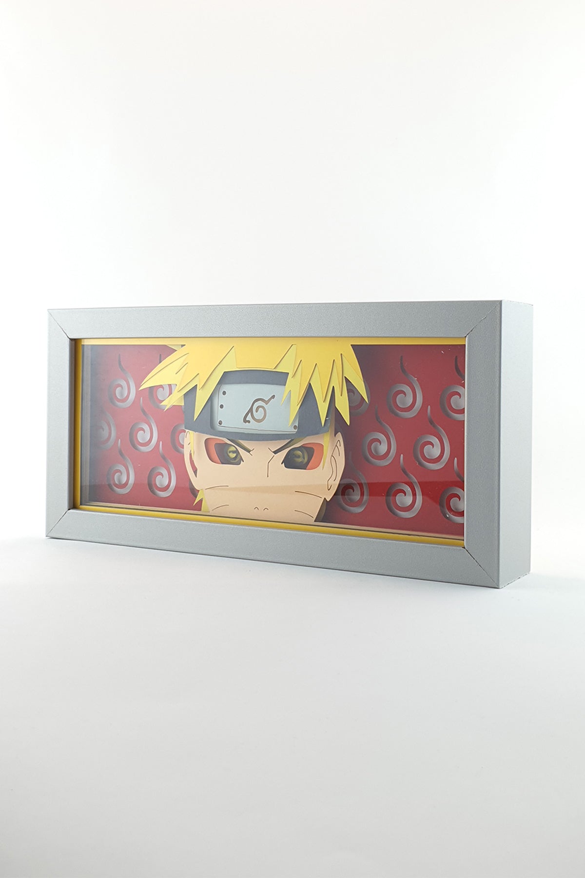 3D Naruto Ahşap Katmanlı Anime Işık Kutusu – LED Dekor & Gece Lambası